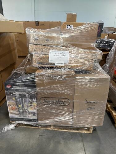 Garbage can, storage container, wall panel, industrial wall mount fan, table beverage dispenser, another storage container, & More