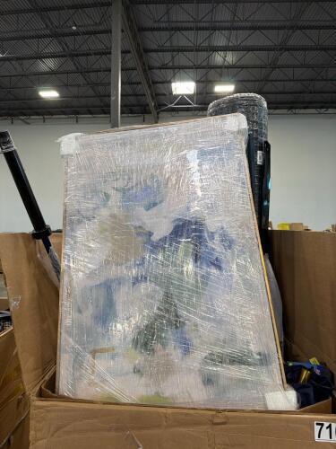 Art, weight bar, brooms, buckets, sleds, welded wire fence, chain-link fence, tubing, & More