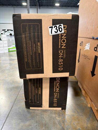 (2) denon DN-8510