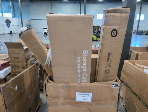 Storage cabinet, plastic fencing, fishing hole, rolled material, VEVOR product, and more