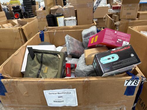 KitchenAid hand mixer, CREALITY HyperSeries 3D Printer filament, keyboards, books, Lucas, bag, our generation, Leandra, Swiffer Sweep + Mop, medicine ball, and more