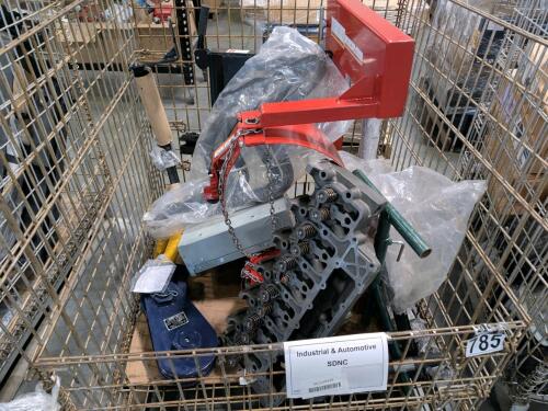 Engine block piece, hitch mount, large pulley, forklift canister attachment? & More