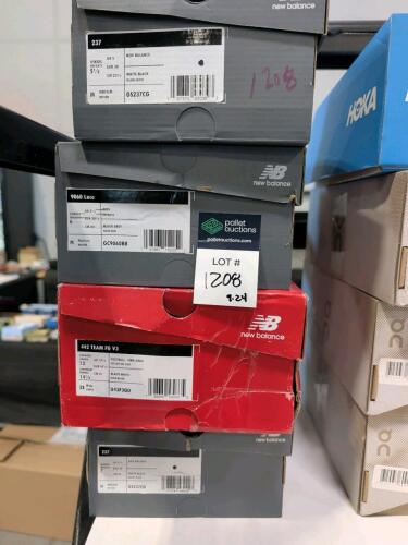 Four pairs new balance shoes