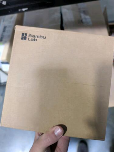 Large box of BAMBU LAB 3-D printing filament