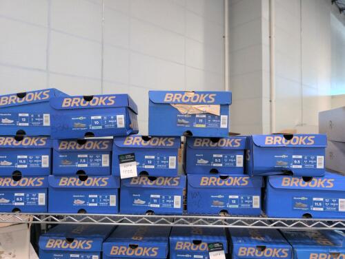 13 pairs brooks shoes