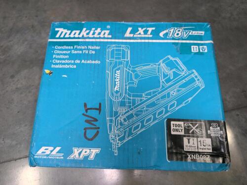 Makita cordless finish nailer