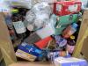 Big box store in a box food and household items: Aveeno, Bob's, fish oil, protein, fiber well, coffee, dog treats, pledge, Dan soap, bowls, got toilet paper, air fryer, Mac and cheese, Fritos, Phillips coffee maker, wipes, maple syrup, detergent, Sonny D, - 2