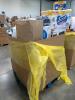 Big box store in a box food and household items: Aveeno, Bob's, fish oil, protein, fiber well, coffee, dog treats, pledge, Dan soap, bowls, got toilet paper, air fryer, Mac and cheese, Fritos, Phillips coffee maker, wipes, maple syrup, detergent, Sonny D, - 5