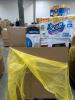 Big box store in a box food and household items: Aveeno, Bob's, fish oil, protein, fiber well, coffee, dog treats, pledge, Dan soap, bowls, got toilet paper, air fryer, Mac and cheese, Fritos, Phillips coffee maker, wipes, maple syrup, detergent, Sonny D, - 6