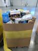 Big box store in a box food and household and clothing: protein, coffee meat, Pine-Sol, Campbell Soup, protein, Garbage bags, seasoning, goldfish, detergent, zip fizz, gain, fruit cocktail, Steve Madden, Febreze, lids, applesauce, Chick-fil-A sauce, zip f - 2