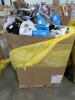 Big box store in a box food and household and clothing: protein, coffee meat, Pine-Sol, Campbell Soup, protein, Garbage bags, seasoning, goldfish, detergent, zip fizz, gain, fruit cocktail, Steve Madden, Febreze, lids, applesauce, Chick-fil-A sauce, zip f - 15
