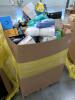 Big box store in a box food and household and clothing: protein, coffee meat, Pine-Sol, Campbell Soup, protein, Garbage bags, seasoning, goldfish, detergent, zip fizz, gain, fruit cocktail, Steve Madden, Febreze, lids, applesauce, Chick-fil-A sauce, zip f - 17