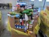 Big box store in the box: Ragu, Clorox, peanuts, miracle whip, cascade, pretzels, food containers, peanuts, Campbell Soup, lounge pool Lucky charms, T-shirt bags, Ritz crackers, power flex bags, bath tissue, Sensodyne pro enamel - 2