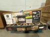 Four burner gas griddle, KETER deck box