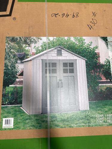 Lifetime outdoor storage shed, 60512