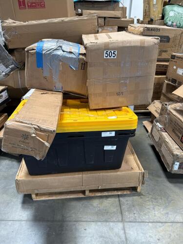 shelving, totes, and more