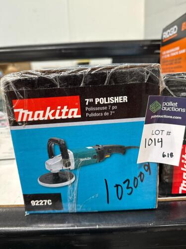two Makita 7-in polishers