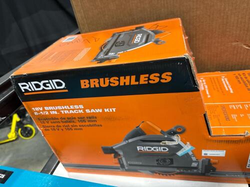 rigid brushless track saw kit