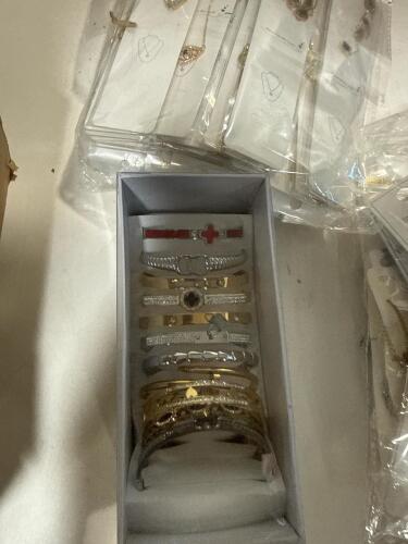 large box of miscellaneous costume jewelry