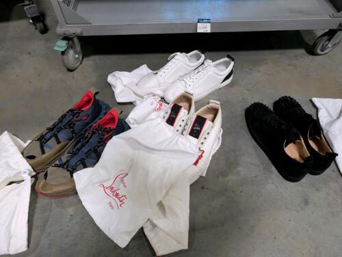 authentic christian louboutin shoes (4 pairs) & 1 Pair of Gucci shoes (authenticated)