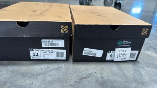 two pairs of Adidas