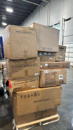 Miscellaneous furniture, mobility scooter, kids ride toy, automatic cat litter box, and & More