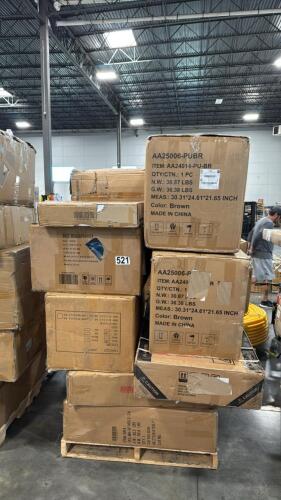 Furniture, mobility scooter, sofas, treadmill, and