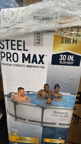 Boss buck gravity feeder, swimming pool, two TCL 32 inch TVs, crib mattress, Fast Fuel air, Maximo gestell, high bay, and more