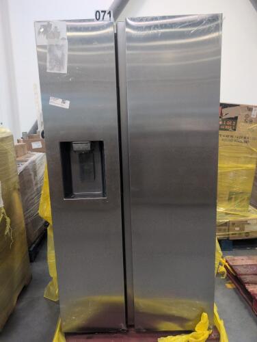 Samsung refrigerator appears new out of box does have stickers on it