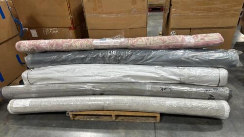 Pallet of rugs