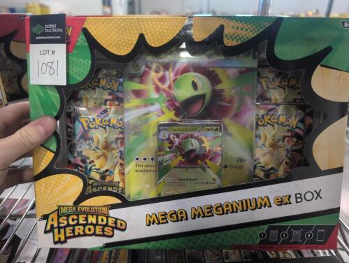 Pokemon mega evolution ascended heroes mega meganium ex box
