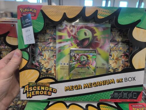 Pokemon mega evolution ascended heroes mega meganium ex box