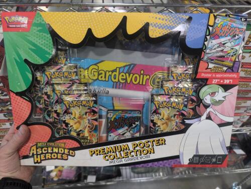Pokemon ascended heroes premium poster collection mega Gardevoir