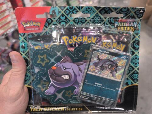 pokemon paldean fates sticker collection