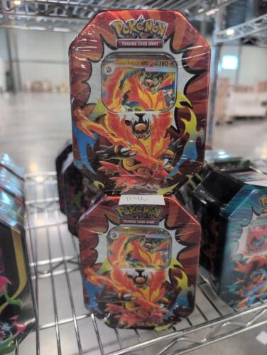 (2) Pokemon TCG: Mega Moonlit Tin Mega Emboar ex