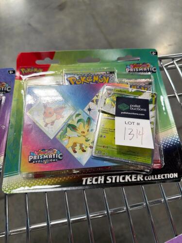 Pokemon prismatic evolutions tech sticker collection