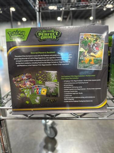 Pok&eacute;mon mega evolution perfect order elite trainer box