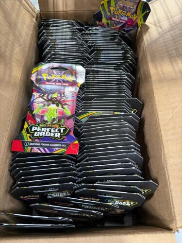 Pok&eacute;mon approximately 140 mega evolution perfect order card packs