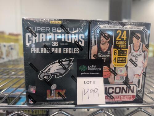panini eagles cards and uconn card packs