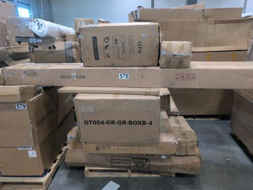 Miscellaneous furniture, 12 inch full mattress, & More
