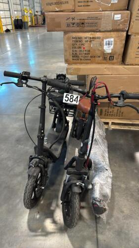 Three scooters not tested used
