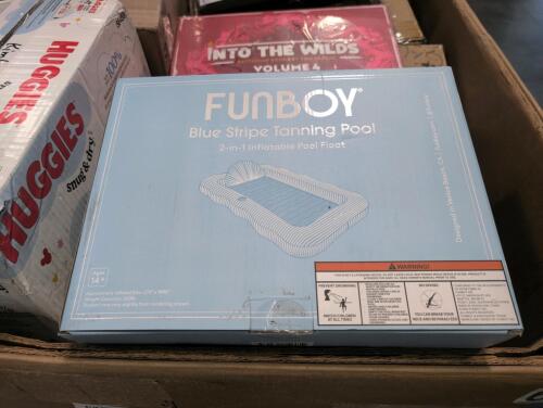 huggie snug and dry, fun boy tanning pool, Mr coffee, furniture, sinks, in the wild volume 4, and much more