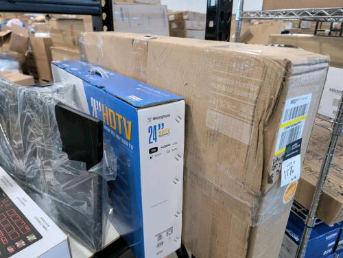monitors, Westinghouse 24-in, Samsung essential monitor S3 32 in and use monitor non-in box