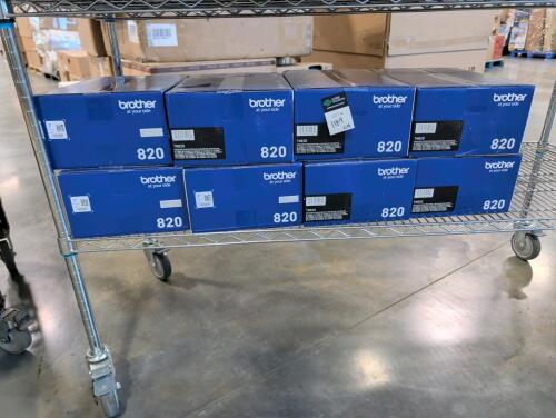 (8) brother 820 toner