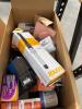 Health and beauty: AMIKA, box of mega star ceramic hair straightener, full shine hair extensions, oil sheen, thermometer, box of D'OR2 4K, Allegra, wound solution, hair products, stethoscope, KOZI, smarty-pants, electric trimmer, tattoo stencil gel, curli - 8