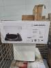 Electronics: air fryer, HP printer, ROBOROCK, smart lock, LED speaker, portable video player, audio technic product, Epson printer, vinyl turntable, AMARAN aperture, FI &ndash; 7180 GEYA, LaserJet cartridge, brother product, gaming steering wheel, Apple replica - 27