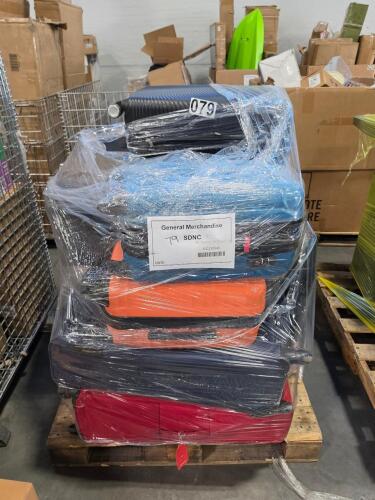 Pallet of luggage