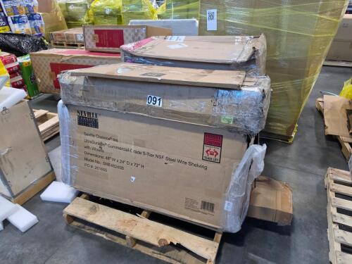 Seville Classics commercial grades shelving, harvest doormat, cabinet, & More