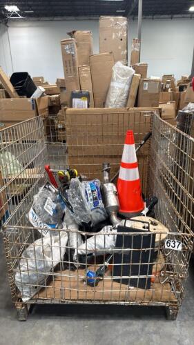 industrial bin, cones, mufflers, and other products