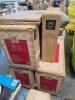 Pre-lit 12 foot slim LINDEN fir tree complete and another box 1/2 only pre-lit 5 foot Santa countdown sign - 4